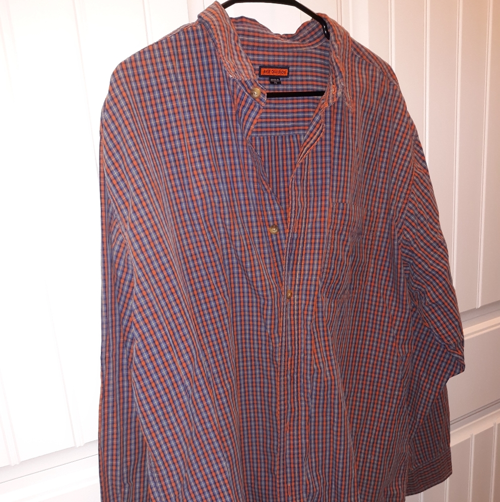 DKE Division plaid button up